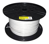 Moulinet de Tuyau - EDM - Blanc - 3 x 1,5 mm - 250 m - Pratique pour Arrosage de Jardin
