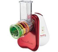 Moulinex Fresh Express Plus DJ755G32 - Râpe électrique - 150 Watt - Rouge rubis