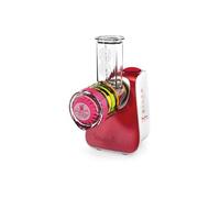 Moulinex Râpe légumes électrique Fresh Express Nectar DJ764510 4 en 1 Rouge/Blanc