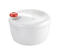 Moulinex Classic Essoreuse à salade 5L, blanche, Fabriquée en France, Compatible lave-vaisselle, Bouton stop