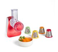 Moulinex Fresh express nectar 4 en 1, Découpe légumes, 4 cônes dont 1 spécial nectar, Rouge et blanc,Découpe-légumes Fresh express