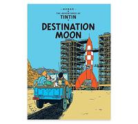 Moulinsart Carte postale album de Tintin: Destination Moon 34084 (10x15cm)