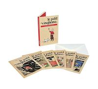 Moulinsart Set de 6 Cartes postales doubles Tintin, Le Petit Vingtième 31313 (10x15cm)