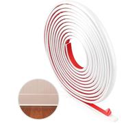 Moulure Adhésive Flexible Blanc 5m, Bordure de Finition Auto-adhésive en PVC, Garniture Murale Autocollante 5m Blanc bl PLINTHE PVC