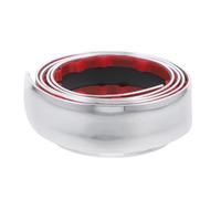 Moulure Autocollante de Finition Flexible Pvc Argenté 3cm 1 M | Finition Décorative, Pose Facile à Dos Adhésif, pour Armoires et Bureau, Style Moderne