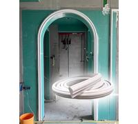 Moulure d'arc de porte de garniture murale flexible, kit d'arc préfabriqué, cadre incurvé intérieur, porte en demi-cercle for la décoration de la maison(W 5cm(1 4/4"),L 2m/6.6ft)