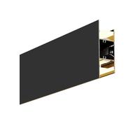 Moulure de Plafond décorative, Canal diffuseur pour Bande LED - Taille personnalisée 4,36 m (14,3 pi) pour lumières LED de 4 à 50 pi, Cache-Rail métallique pour la décoration des moulures de