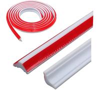 Moulure de plafond flexible autocollante,6m Triangle Pour bords de carrelage,plafonds et transitions de mur Étanche Pour bord de mur