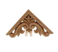 Moulure Decorative Cadre d'applique longue en bois sculpté, incrustation d'angle, meubles non peints, décoration d'intérieur vintage, accessoires de porte(15cm,4PC)