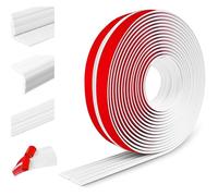 Moulure décorative moulure murale adhesive protection angle mur baguette angle PVC plinthe souple pour les murs Blanc 2 PLINTHE PVC