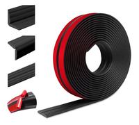 Moulure Décorative Moulure Murale Moulure Adhésive PVC Souple 60mm×12m Noir