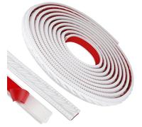 Moulure Flexible Auto-adhésive, 2cmx5m, Bordure Decorative en PVC, Garniture Murale Autocollante pour Simple-blanc blan PLINTHE PVC