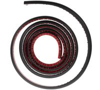 Moulure Flexible Quart de Rond Plastique Noir Pvc 3 Mètres | Quart de Rond Plastique, Auto-adhésif, pour Baignoire et Coins, Finition Élégante, Usage Domestique