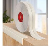 Moulure murale adhésive, plinthe souple, cornière PVC décorative, baguette de finition protection angl - Grain de Bois Beige 40mm×3m