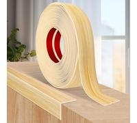 Moulure murale adhesive plinthe souple moulure decorative corniere PVC baguette de finition protection angle mural (2cm×6m, Grain de bois original)