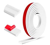 Moulure murale adhésives plafond moulure décoratives pour cadre de miroir décoration murale (30mm×6m, Blanc)