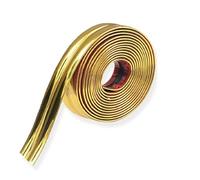 Moulure Murale, Profil en PVC pour Finition Murale et Coin, Cornière Souple Adhésive,Baguette d'angle Autocollante,pour Plans de Travail,Carrelage,Protection Angle Mur,Meubles (Or,4cm×10m)