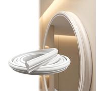 Moulures courbes en arc, Garniture de moulage en PVC flexible, bande décorative incurvée demi-cercle, L 1,1-7 cm, 1-10 m(W 2cm(3/4"),L 2m/6.6ft)