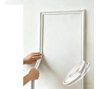 Moulures courbes en arc, Kit de moulage d'arc à peindre, bricolage, découpe, demi-cercle en PVC, garniture porte, plusieurs tailles(W 1.1cm(2/4"),L5m/16.4ft)