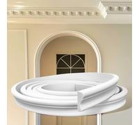 Moulures courbes en arc, Moulure d'arc incurvée demi-ronde for cadre de porte, 1-10m, 1.1-7cm, bricolage(W 6cm,L 2m/6.6ft)