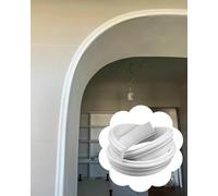 Moulures courbes en arc, Moulure de garniture murale pliable, Kit d'arche à peindre, bande décoration intérieure, plusieurs tailles(W3cm(1 1/8"),2m(6.5ft))