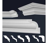 Moulures de plafond Marbet en styrofoam XPS - Moulures en stuc de haute qualité, légères et robustes, au design moderne - () Bande de polystyrène