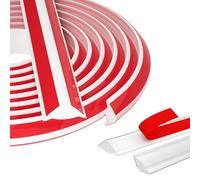 Moulures décoratives autocollantes flexibles - Triangle en TPE - Moulures en stuc - Plafond - Barre de finition murale - Plan de travail de cuisine - Bords muraux - Bords de carrelage (3 m, 19 mm x 13