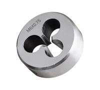 MOUMOUTEN 1 filière ronde à filetage fin M6 x 0,75 mm en acier allié | filetage fin métrique à gauche, pour filetage, usinage, réparation, outil de découpe de vis