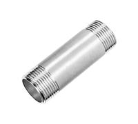 MOUMOUTEN 1Pièce Raccord inox 304, 3" BSPT Mâle x 150mm Long | Tube d'extension à double filetage, raccord en acier inoxydable 304 durable pour plomberie compresseur, avec extrémités mâles
