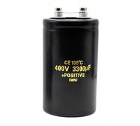 MOUMOUTEN 3300UF/400V 63 * 105mm Condensateur électrolytique à boulon de haute capacité pour les systèmes de puissance et les applications haute tension
