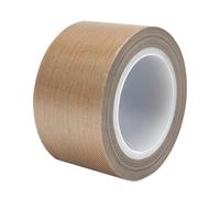 MOUMOUTEN Lot de 1 Rouleaude ruban PTFE haute température marron 28mmx10m | tissu isolant, vinyle thermique, ruban de presse à sublimation pour machine à sceller sous vide