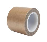 MOUMOUTEN Lot de 1 Rouleaude ruban PTFE haute température marron 60 mm x 10 m, tissu isolant, ruban de presse à sublimation thermique en vinyle pour machine à sceller sous vide