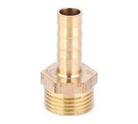 MOUMOUTEN Raccord cannelé en laiton, filetage mâle G3/8, lot de 5, robuste pour raccordement de tuyaux de gaz liquide (8mm)