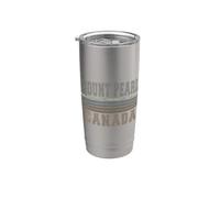 Mount Pearl Canada rétro Gobelet isotherme en acier inoxydable double paroi