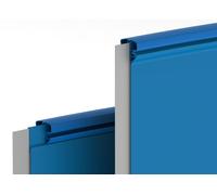 Mountfield Rail en Acier pour Liner de Piscine Bleu