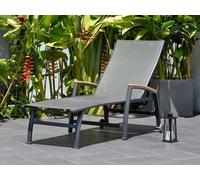 Mountfield Transat de Jardin Réglable Angela 169x83,2x113,7cm, Aluminium