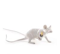 Mouse Lop Lampe à Poser Allongée Blanc