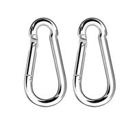 Mousquetons, Charge Maximale 150kg Alliage de Zinc Robuste Accessoires Escalade Multifonctionnels pour Familles Aventuriers Balançoire Hamac Camping Randonnée Activités Extérieures