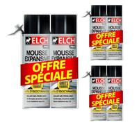 Mousse de construction en polyuréthane - 500 ml - Elch PRO White - Mousse d'isolation et de remplissage de joints efficace pour des applications précises - Mousse pour isoler - Mousse de construction