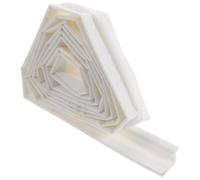 Mousse Joint D'étanchéité 2m 2 Pièces Auto-adhésive Blanc | PE et Mousse Pu, Forme une Fermeture Étanche, Résistant à L'usure, pour Cadre et Isolation