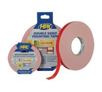 Mousse PE adhésive double face blanc 19mm x 25m HPX - DS1925