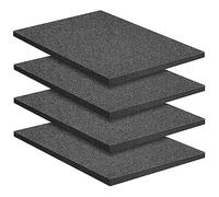 Mousse,Plaque de Mousse,Mousses Découpe 4PCS 400 x 300 mm,Polyuréthane Expansé Mousses, Pour mallette et jeu de figurines Hauteur 25 mm