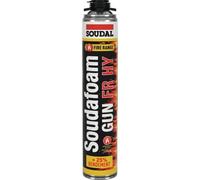 Mousse polyuréthane coupe-feu - Soudafoam Gun FR HY - 750 ml - 12 pièces SOUDAL
