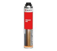 Mousse Polyuréthane Expansive Wurth Purlogic Duo 750 ml - Mousse Isolante Thermique pour Pistolet - Isolation, Calfeutrage, Remplissage - Mousse Expansive Haute Performance