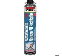 Mousse PU expansive Gun-Vis pistolable SOUDAL