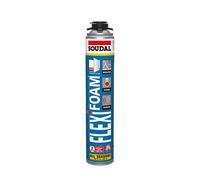 Mousse PU expansive Flexifoam Gun-Vis pistolable SOUDAL