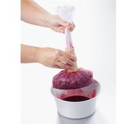 Mousseline à gelée et coulis
