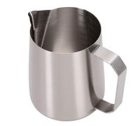 Mousseur à Lait, 600 Ml, Design en Acier Inoxydable | Bec col de cygne, construction monobloc, usage polyvalent, adapté aux boissons chaudes