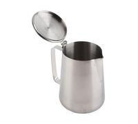 Mousseur à Lait en Acier Inoxydable avec Couvercle pour Latte Art - (600ml)