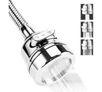 Mousseur robinet cuisine économie eau 3 modes d'écoulement avec extension en acier inox flexible
